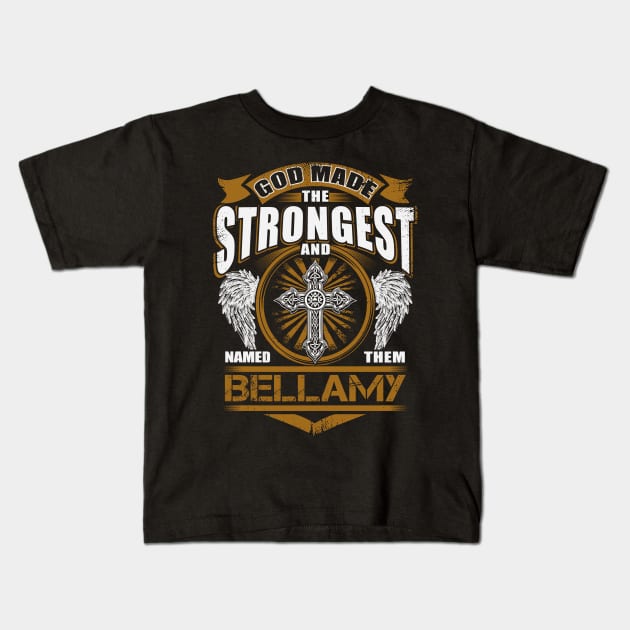 Bellamy Name T Shirt - Another Celtic Legend Bellamy Dragon Gift Item Kids T-Shirt by harpermargy8920